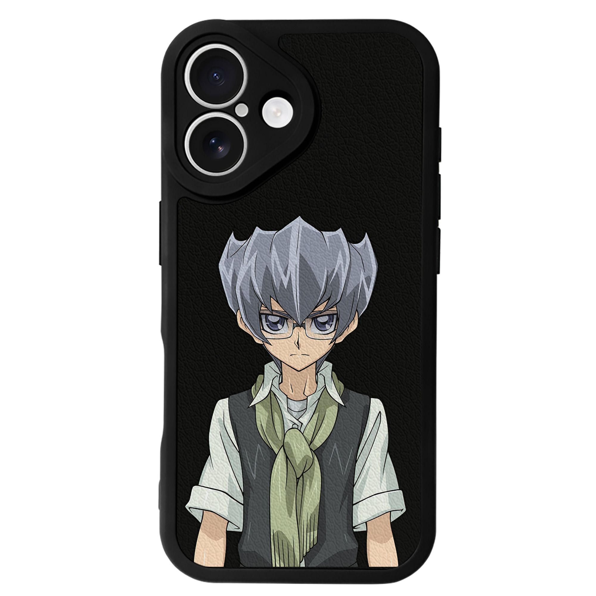 （画像用） 遊☆戯☆王 Yu-Gi-Oh! 【iPhone 16シリーズ対応】シリコンスマホケース（レザー調） 材質：シリコン